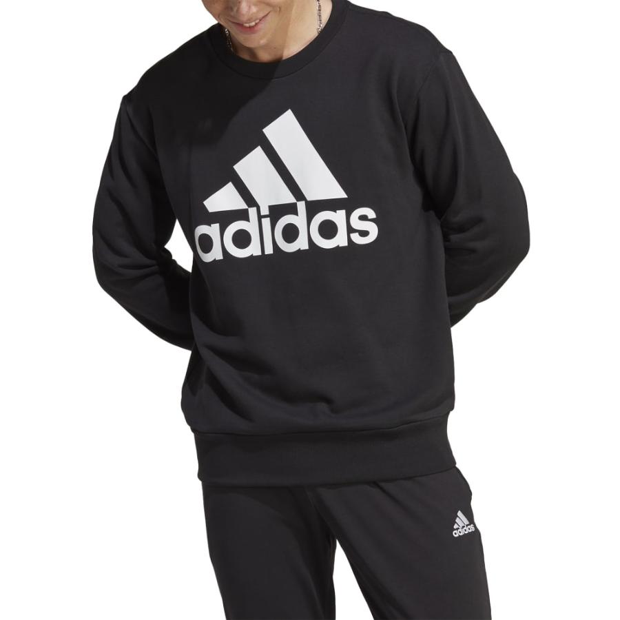 Sudadera Deportiva Hombre Essentials French Terry Negro