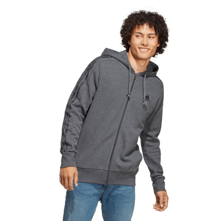 Polerón Con Capucha Hombre Adidas  Essentials Gris