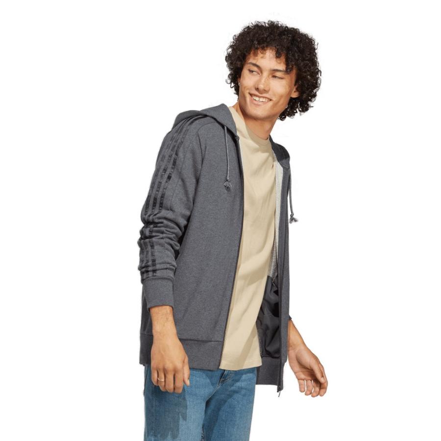 Polerón Con Capucha Hombre Adidas  Essentials Gris