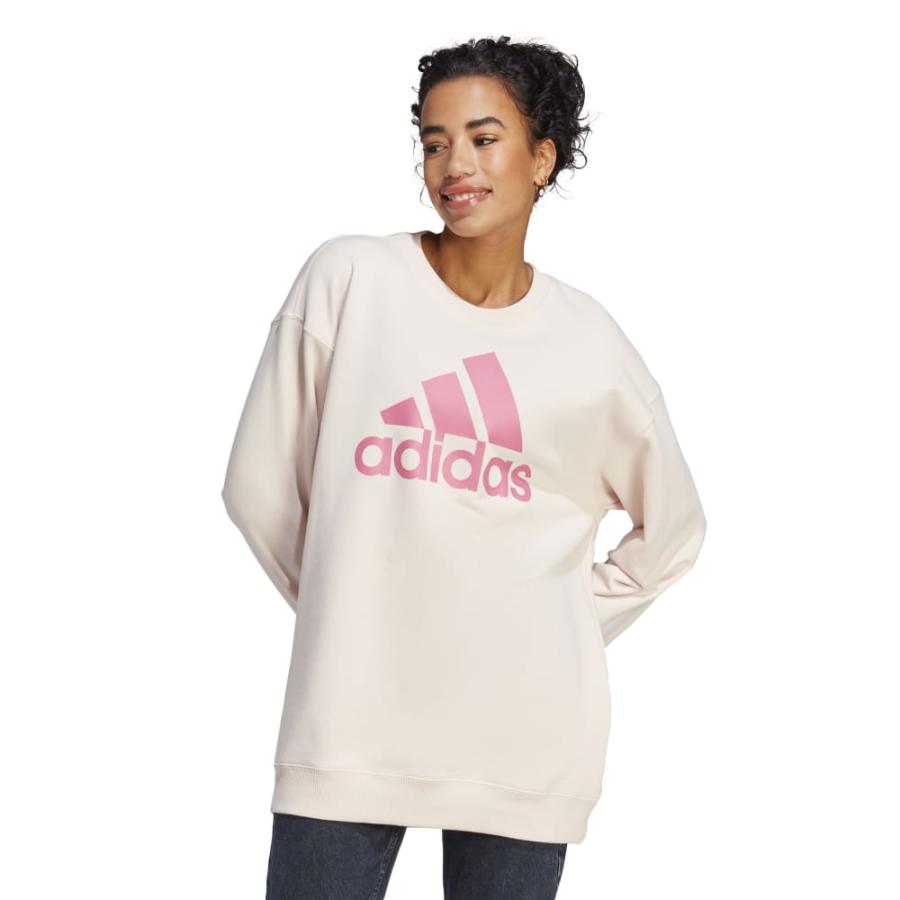 Polerón Deportivo Mujer Adidas Essentials  Holgado Rosa