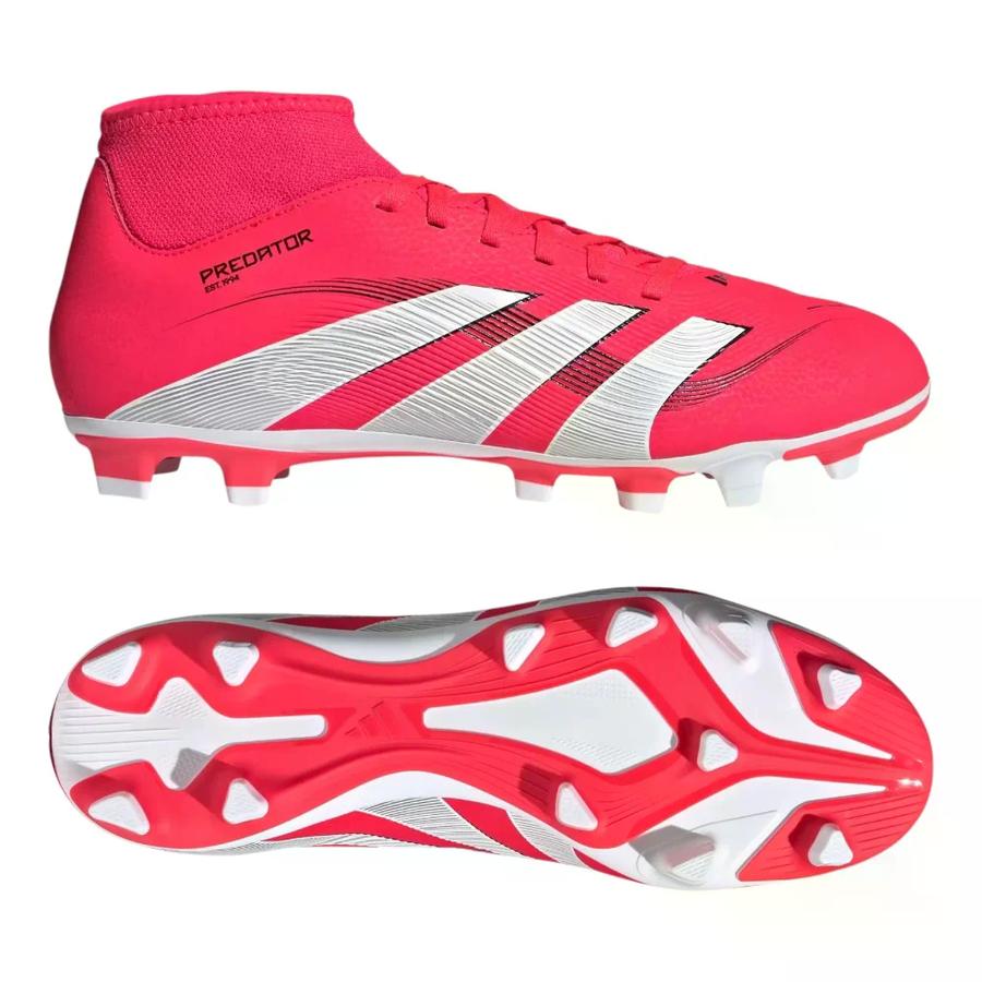 Zapatos de Fútbol Adidas Predator Club Sock Rojo