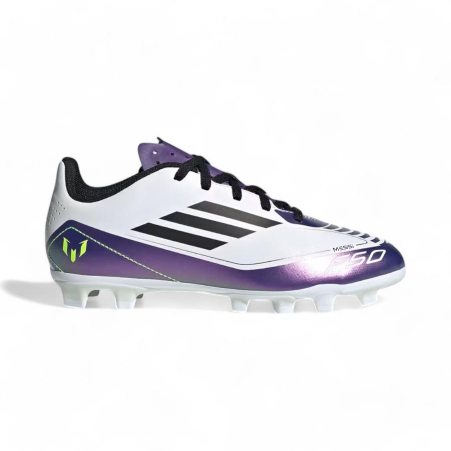 Zapatos Fútbol Niños Adidas Messi F50 Club MG Blanco/Morado