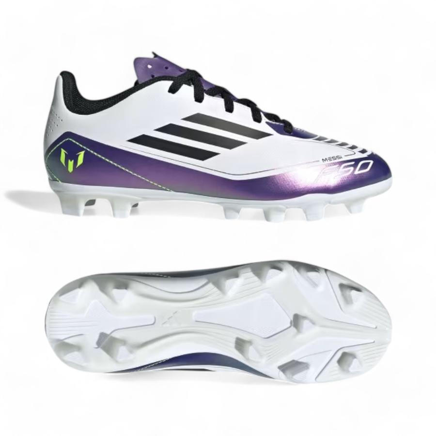 Zapatos Fútbol Niños Adidas Messi F50 Club MG Blanco/Morado