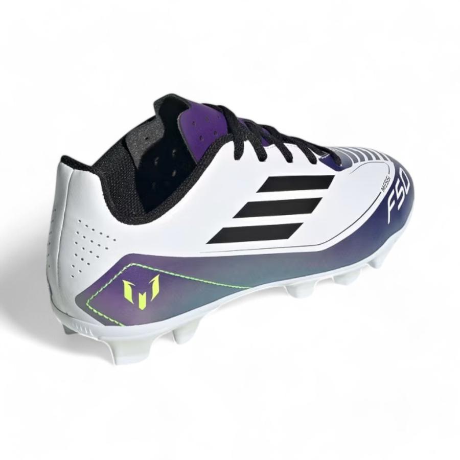 Zapatos Fútbol Niños Adidas Messi F50 Club MG Blanco/Morado