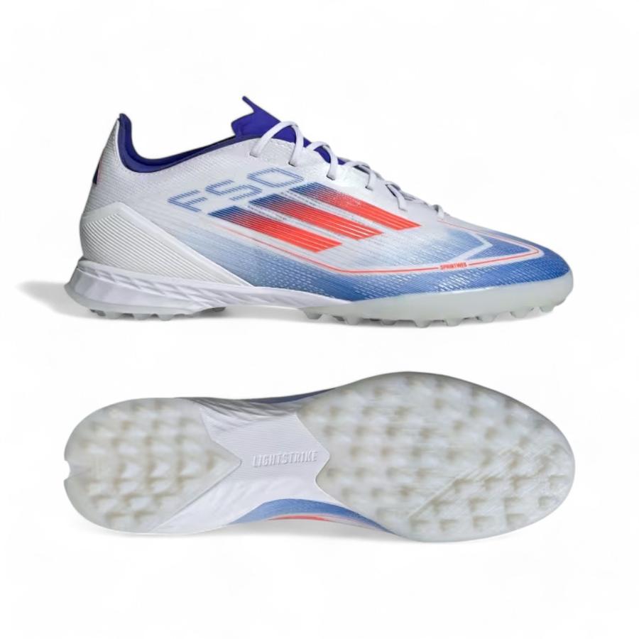 Zapatos Fútbol Hombre Adidas F50 Pro Moqueta Turf Blanco 