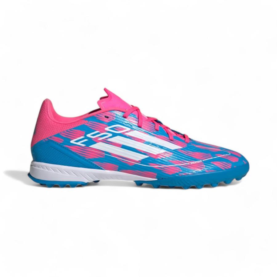 Zapatos Fútbol Hombre Adidas F50 League Turf Celeste/Rosado