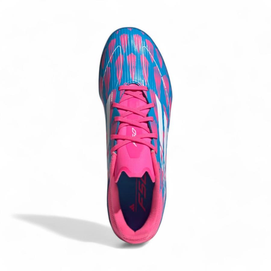 Zapatos Fútbol Hombre Adidas F50 League Turf Celeste/Rosado