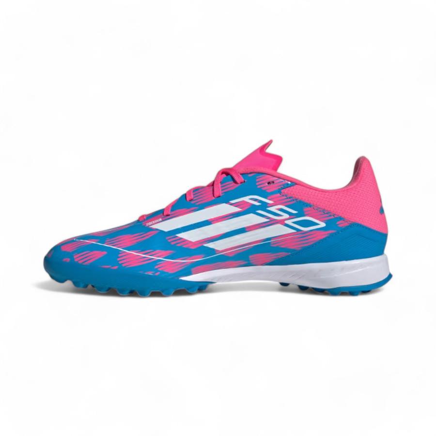 Zapatos Fútbol Hombre Adidas F50 League Turf Celeste/Rosado