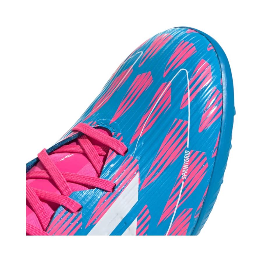 Zapatos Fútbol Hombre Adidas F50 League Turf Celeste/Rosado