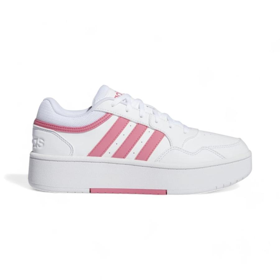 Zapatillas Mujer Adidas Hoops 3.0 Bold Blanco Rosado
