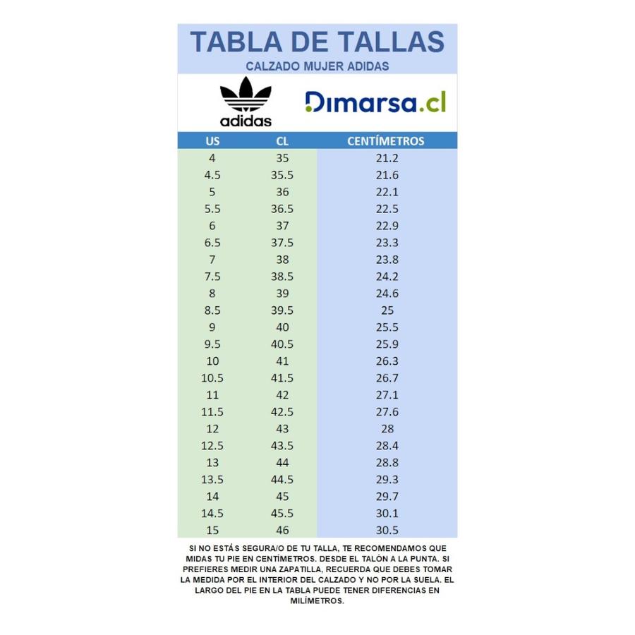 Adidas originals mujer talles cheap