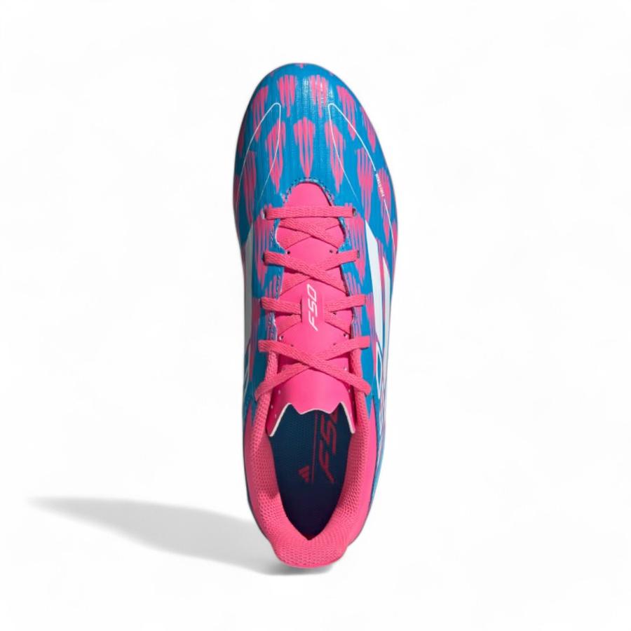 Zapatos Fútbol Hombre Adidas F50 Club MG Celeste/Rosado
