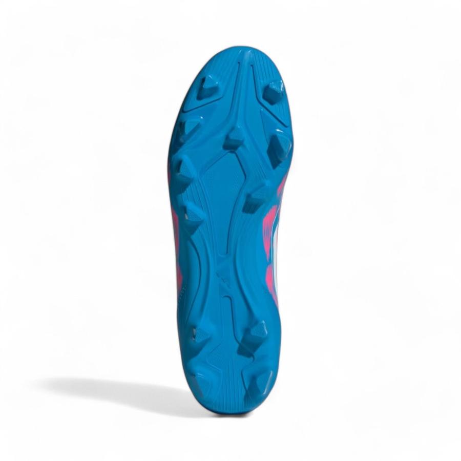 Zapatos Fútbol Hombre Adidas F50 Club MG Celeste/Rosado