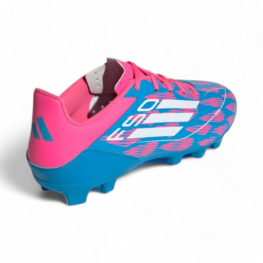 Zapatos Fútbol Hombre Adidas F50 Club MG Celeste/Rosado