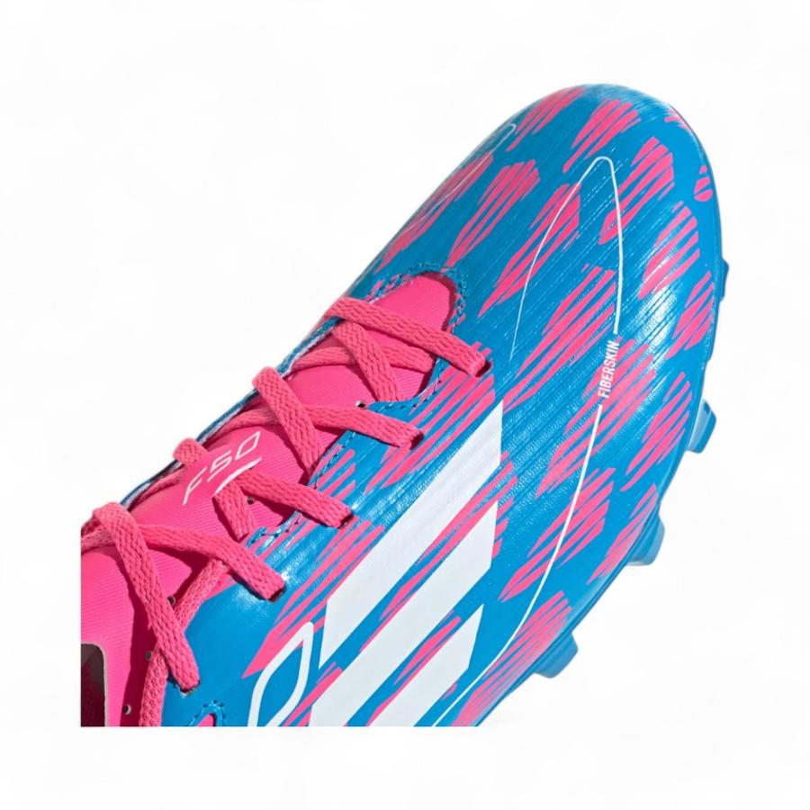 Zapatos Fútbol Hombre Adidas F50 Club MG Celeste/Rosado