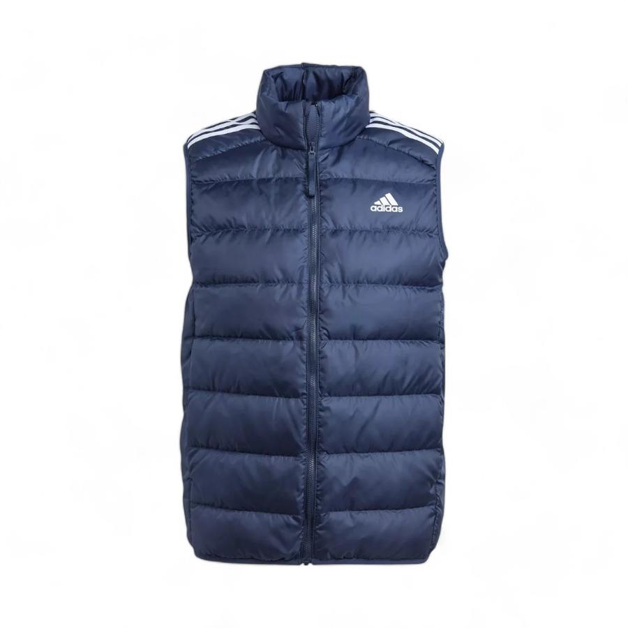 Parka Sin Mangas Hombre Adidas Essentials 3 Tiras Azul