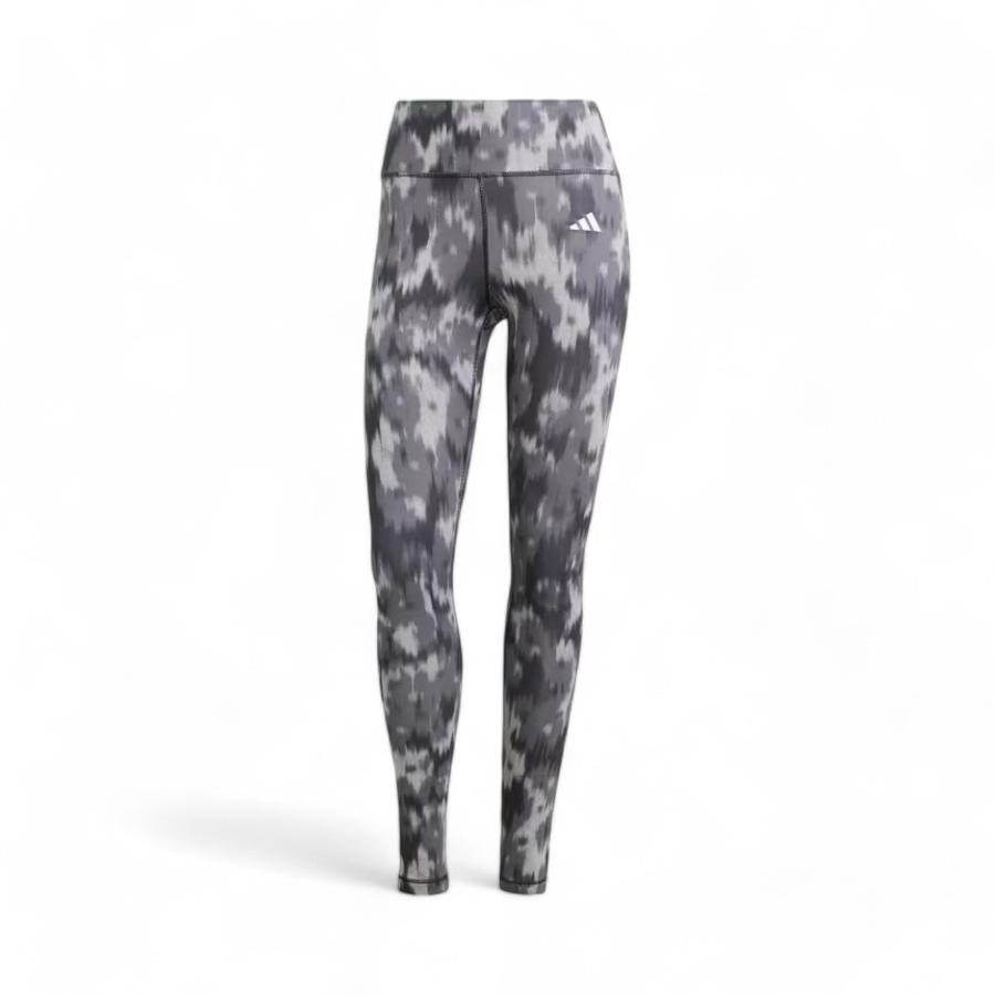 Calzas Mujer Adidas Estampado Floral Tie Dye Gris