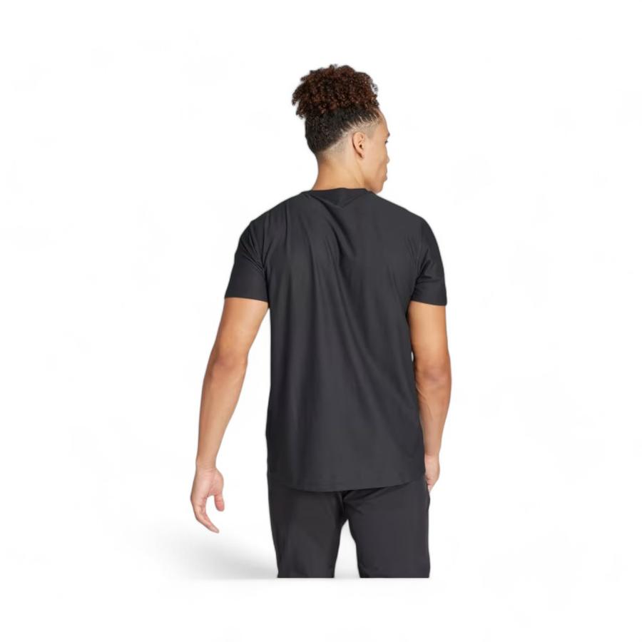 Polera Deportiva Hombre Adidas Own The Run Manga Corta Negro