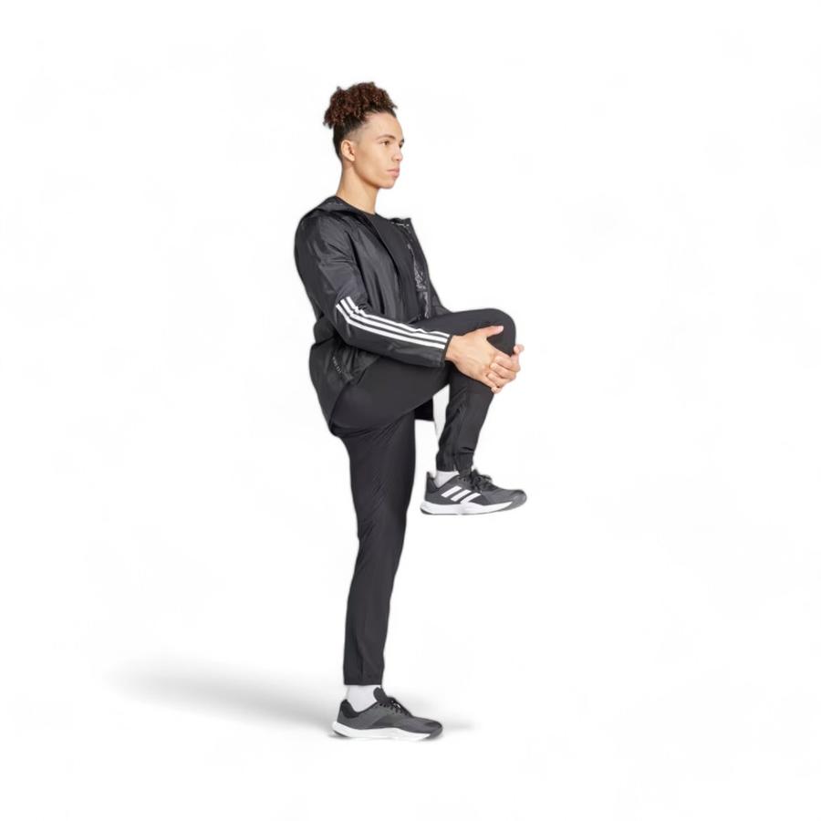 Polera Deportiva Hombre Adidas Own The Run Manga Corta Negro