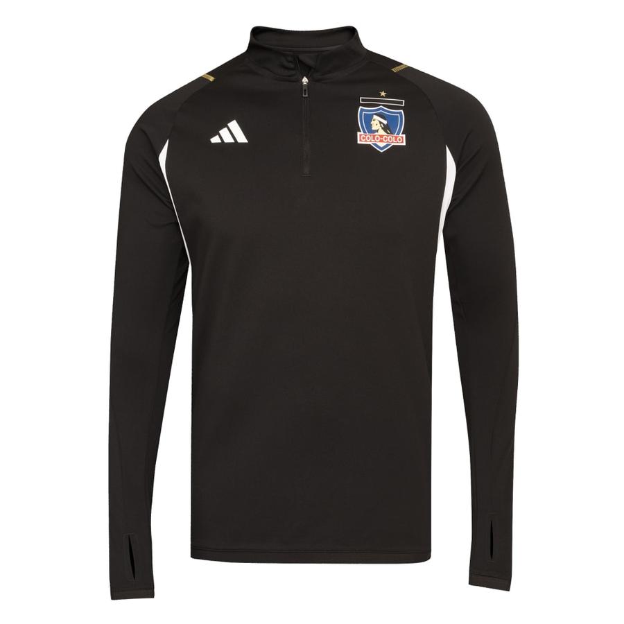 Poleron Deportivo Hombre Adidas Colo-Colo Negro