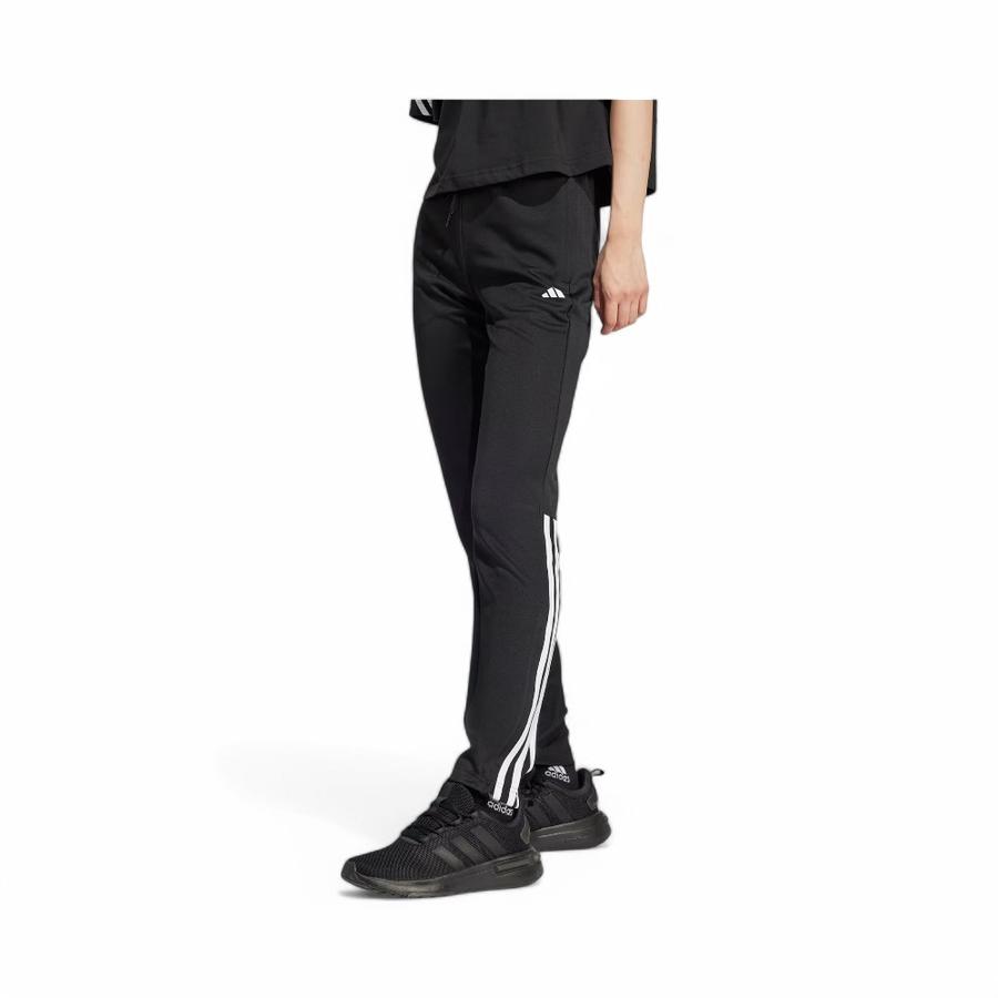 Pantalón Deportivo Mujer Adidas Sereno AEROREADY 3 Tiras Neg