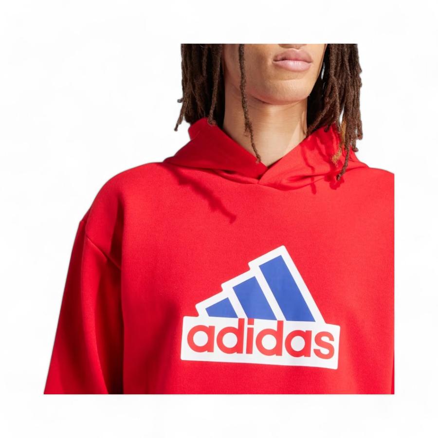 Polerón Hombre Adidas Future Icons Badge Of Sport Rojo