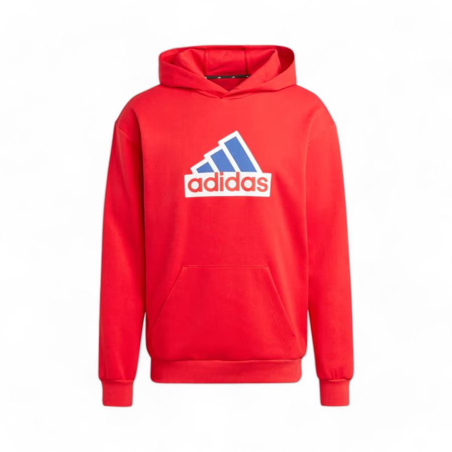 Polerón Hombre Adidas Future Icons Badge Of Sport Rojo
