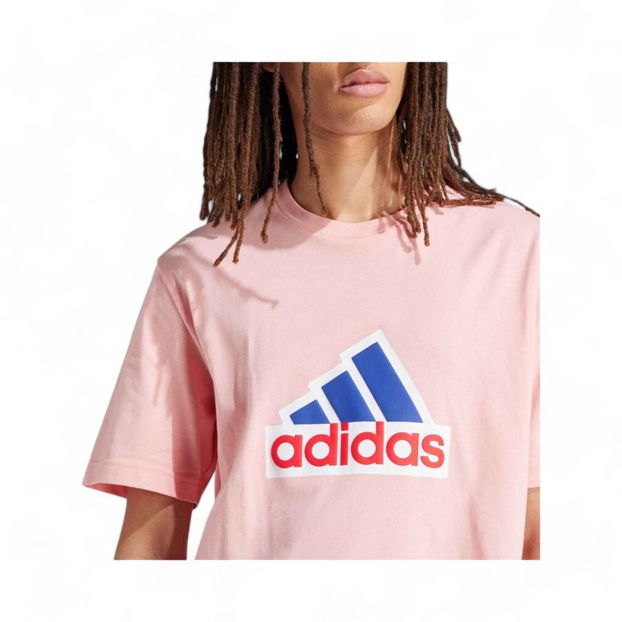 Polera Hombre Adidas Future Icons Badge Of Sport Rosado