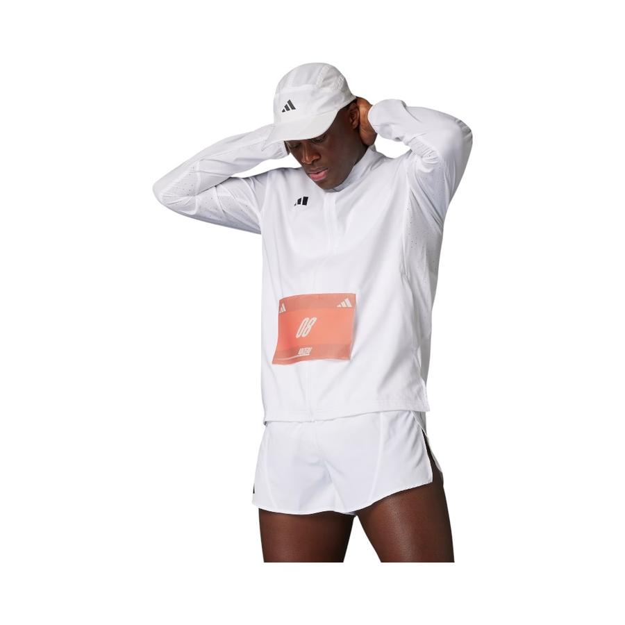 Chaqueta Running Hombre Adidas Adizero Essentials Blanco
