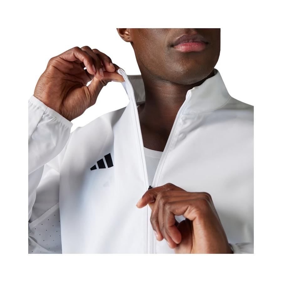 Chaqueta Running Hombre Adidas Adizero Essentials Blanco