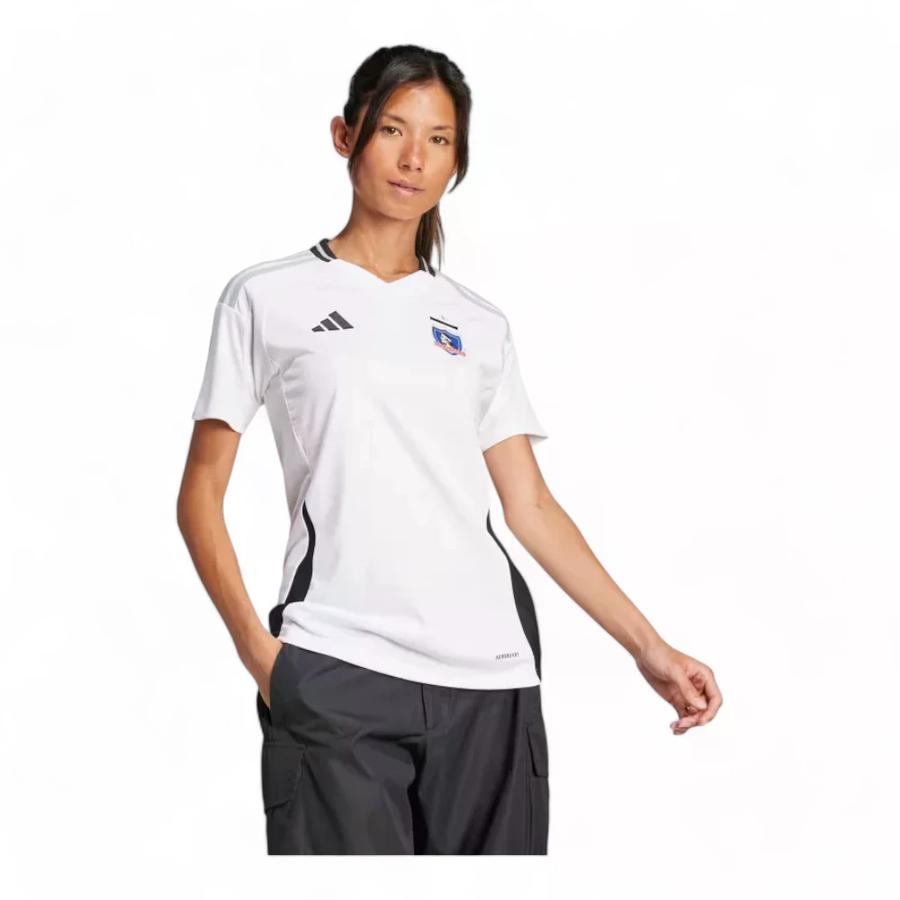 Camiseta Local Mujer Adidas Colo Colo 2025 Blanco
