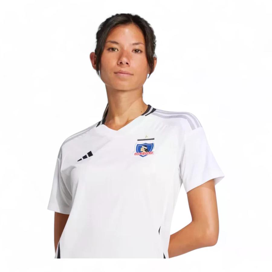 Camiseta Local Mujer Adidas Colo Colo 2025 Blanco