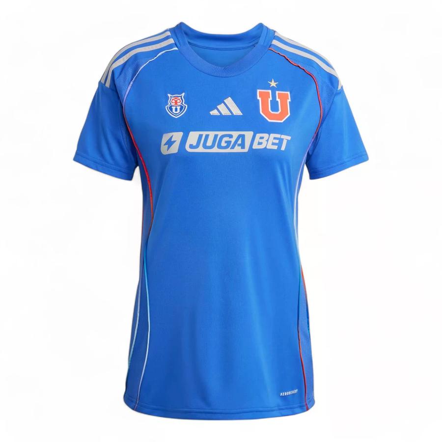Camiseta Local Mujer Adidas U De Chile 2025 Azul