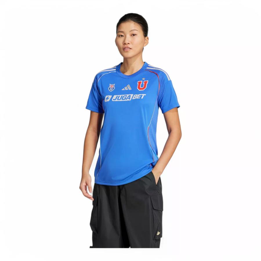 Camiseta Local Mujer Adidas U De Chile 2025 Azul