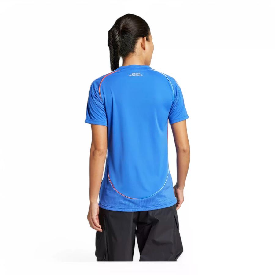Camiseta Local Mujer Adidas U De Chile 2025 Azul