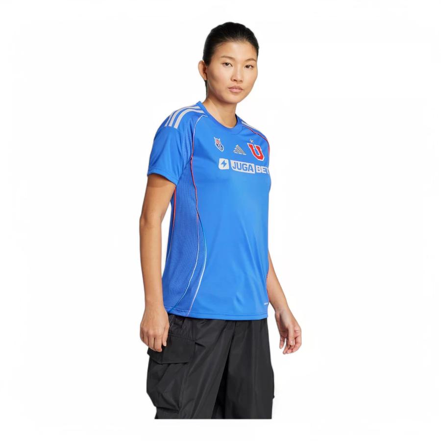 Camiseta Local Mujer Adidas U De Chile 2025 Azul