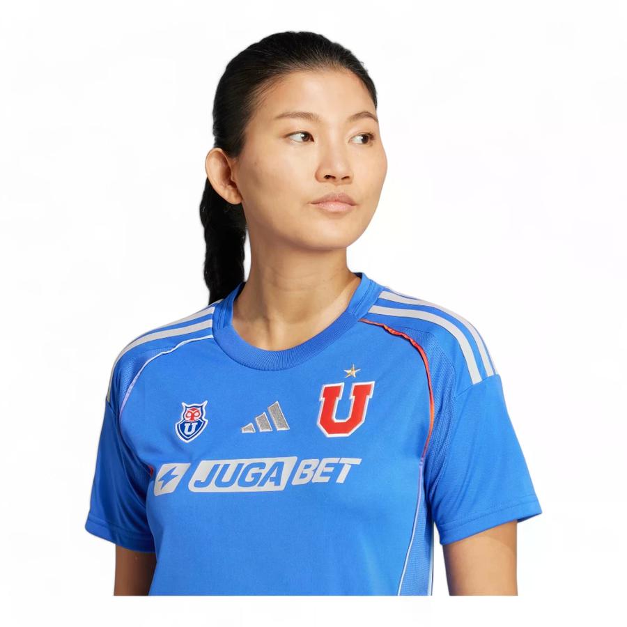 Camiseta Local Mujer Adidas U De Chile 2025 Azul