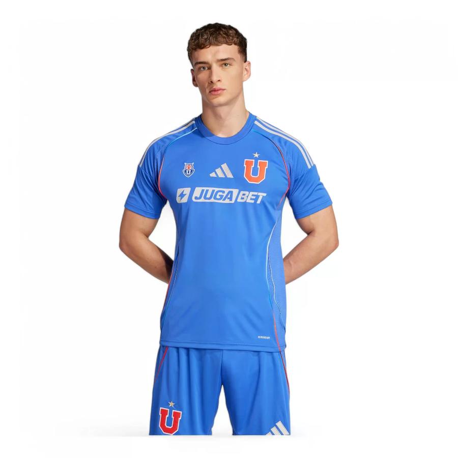 Camiseta Local Hombre Adidas U De Chile 2025 Azul