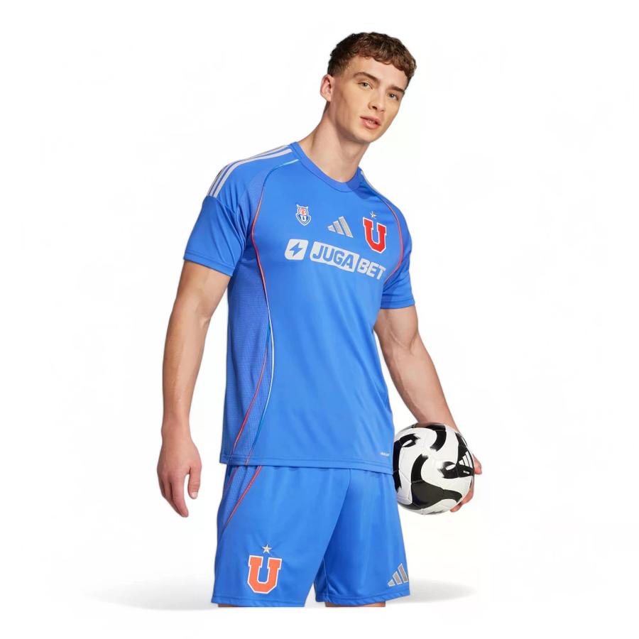 Camiseta Local Hombre Adidas U De Chile 2025 Azul