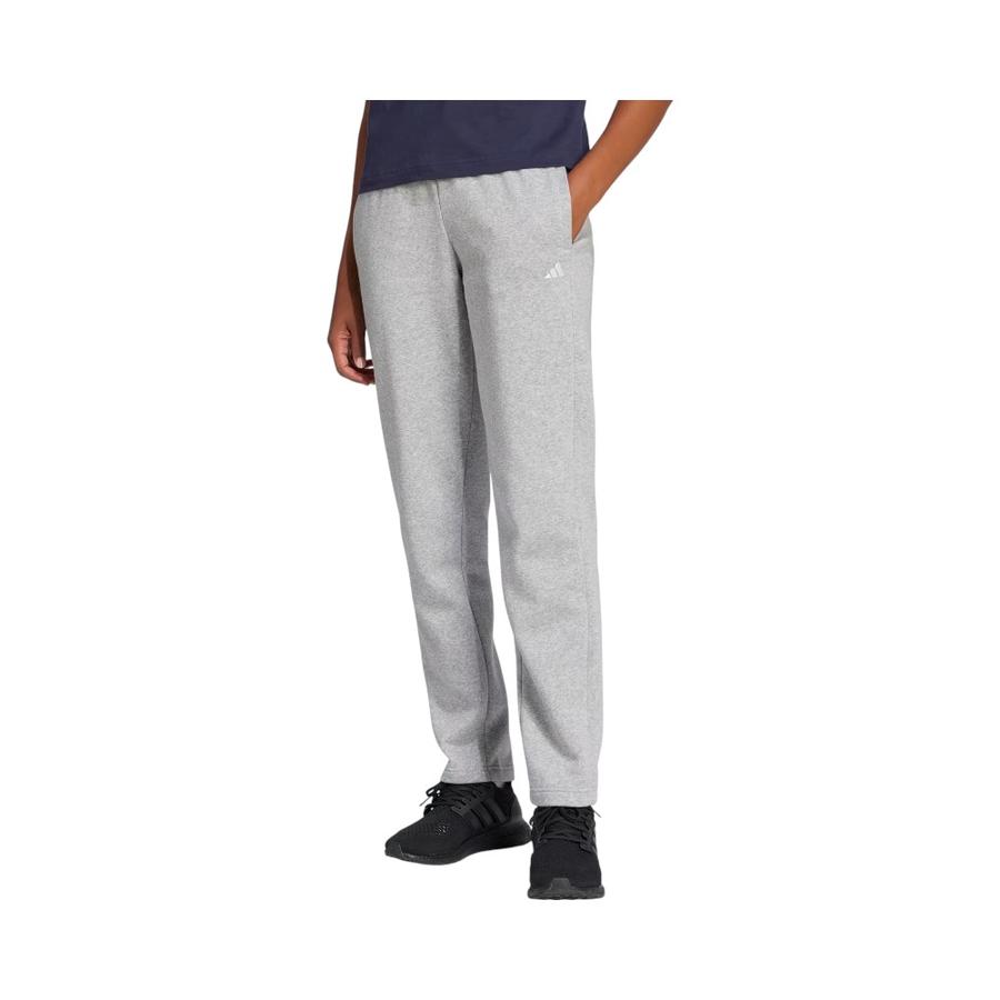 Pantalón Mujer Adidas Essentials Feel Cozy Logo Pequeño Gris