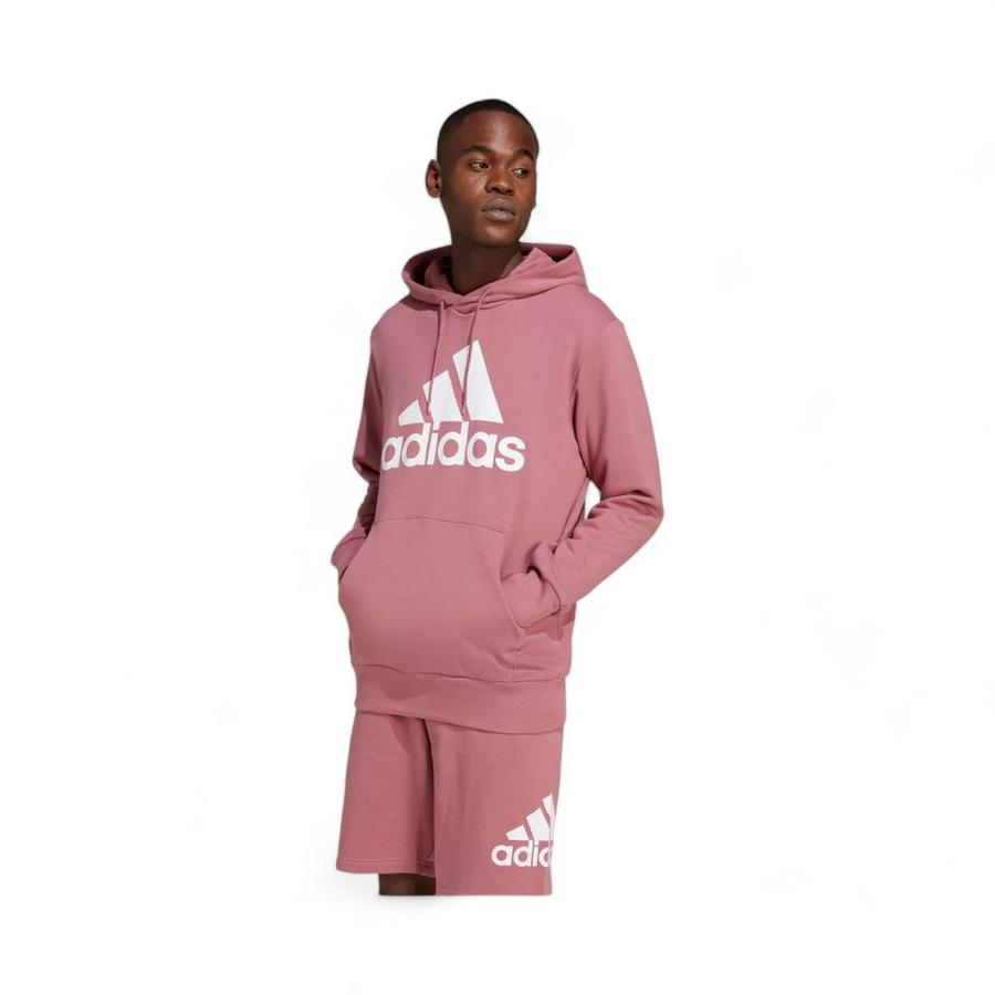Poleron Mujer Adidas Hoodie Essentials Logo Lineal Burdeo