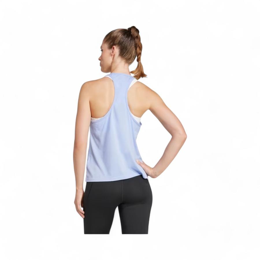 Polera Mujer Adidas Train RacerBack Sin Mangas Celeste