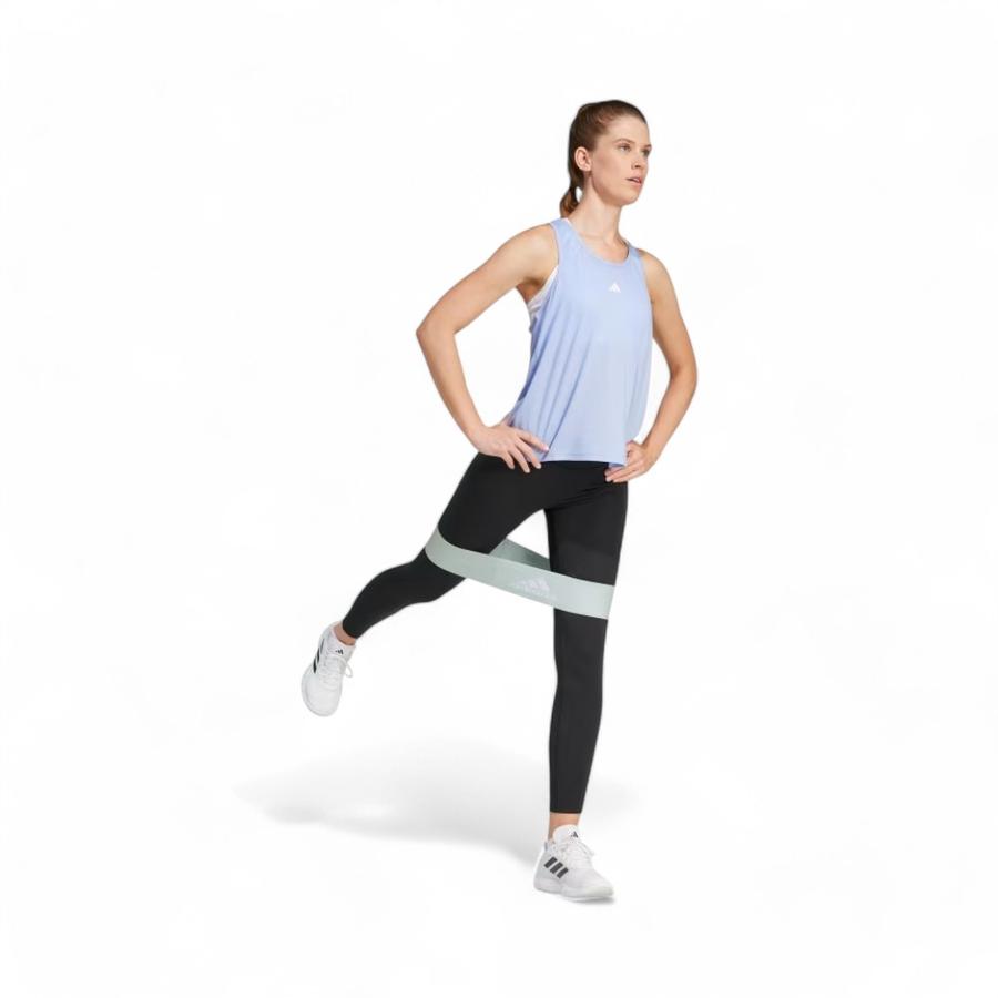 Polera Mujer Adidas Train RacerBack Sin Mangas Celeste