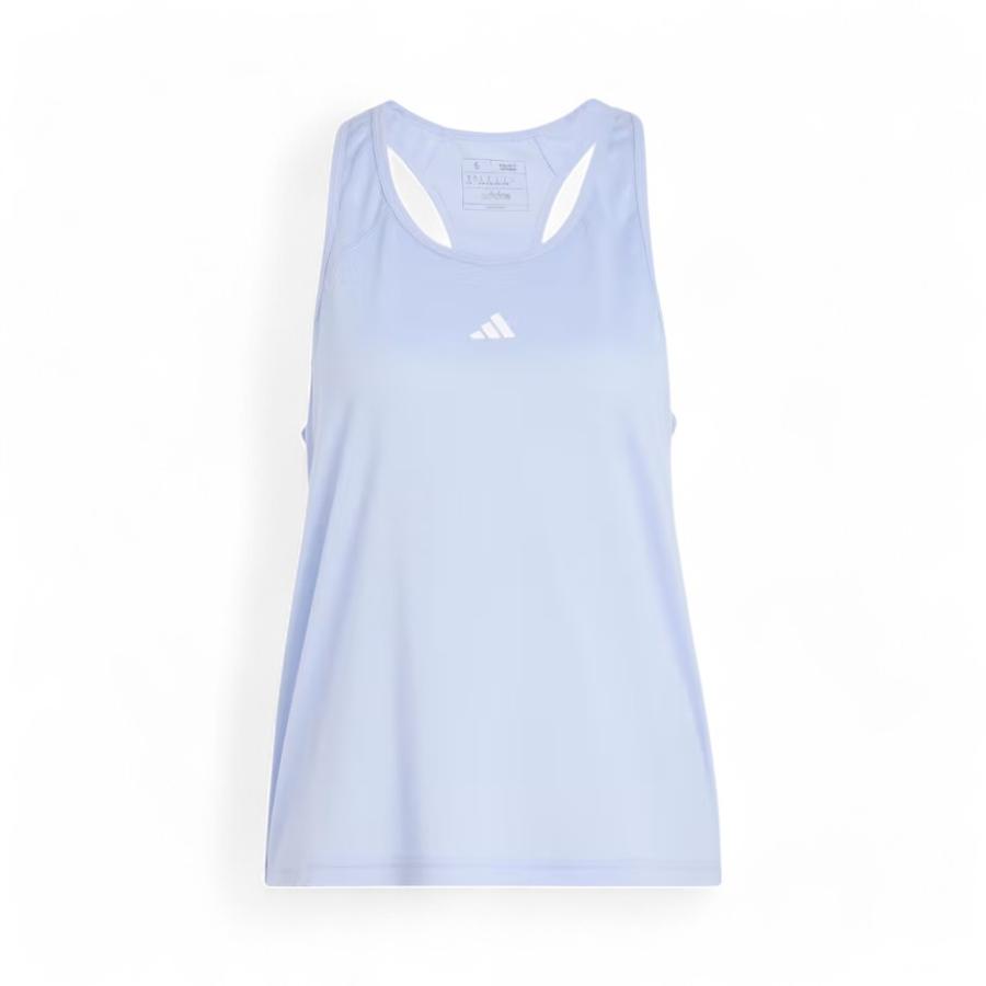 Polera Mujer Adidas Train RacerBack Sin Mangas Celeste