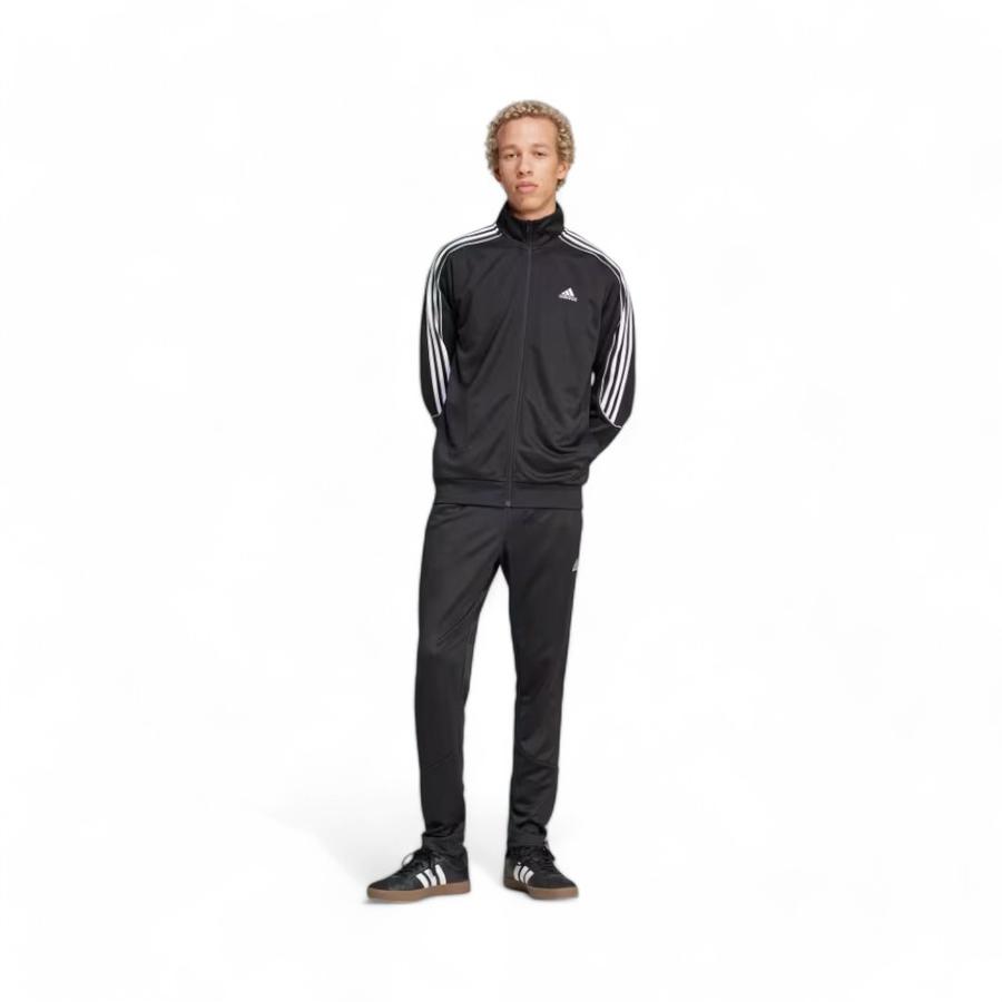 Conjunto Deportivo Hombre Adidas 3 Tiras Doubleknit Negro