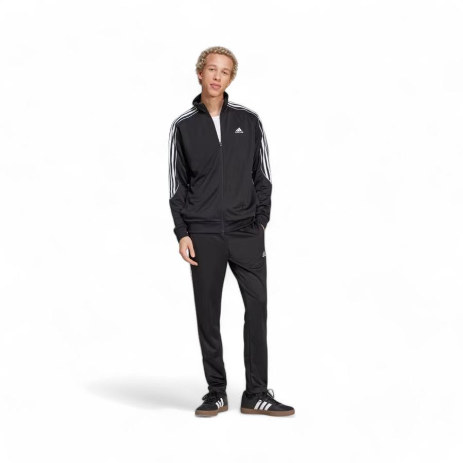 Conjunto Deportivo Hombre Adidas 3 Tiras Doubleknit Negro