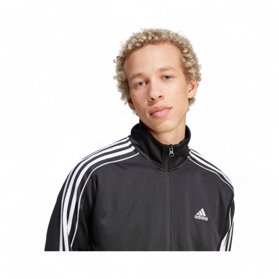 Conjunto Deportivo Hombre Adidas 3 Tiras Doubleknit Negro