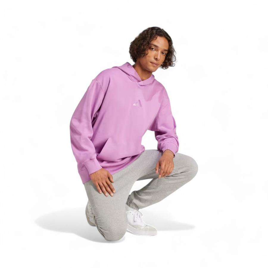 Polerón Hombre Adidas All Szn Felpa Francesa Hoodie Morado