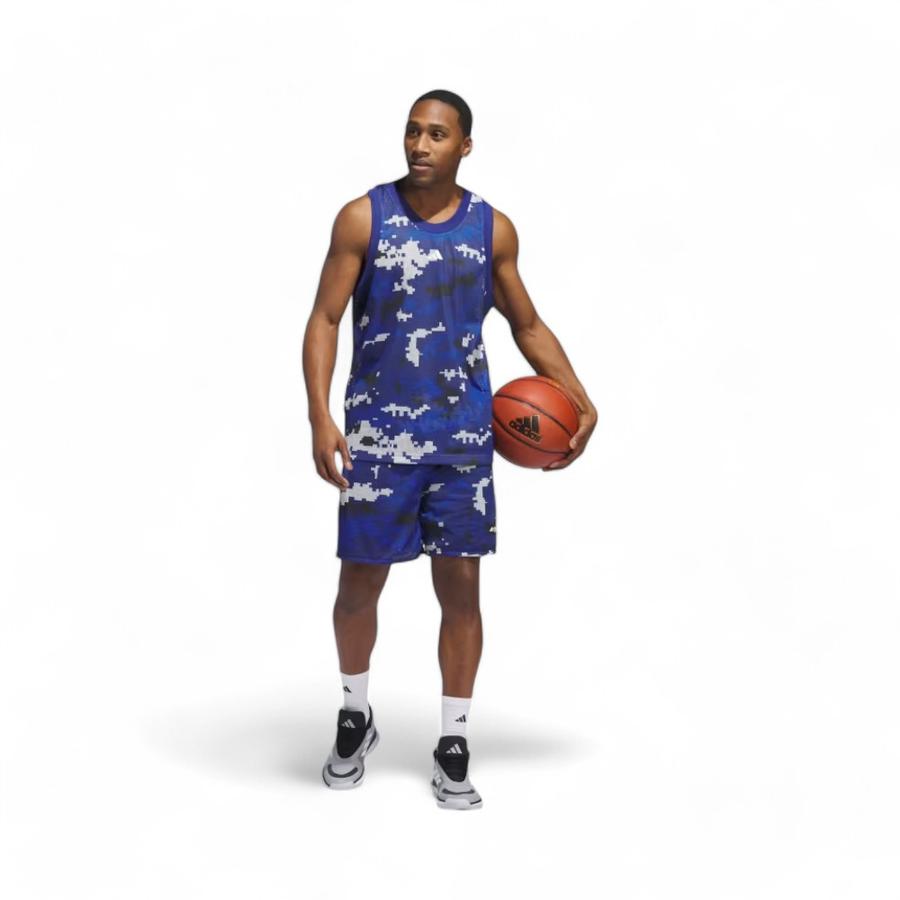 Short Hombre Adidas Basketball Legends Azul