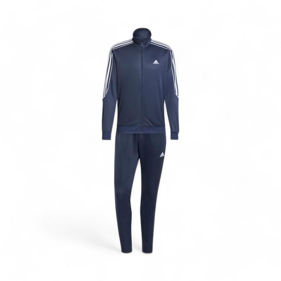 Conjunto Deportivo Hombre Adidas 3 Tiras Doubleknit Azul
